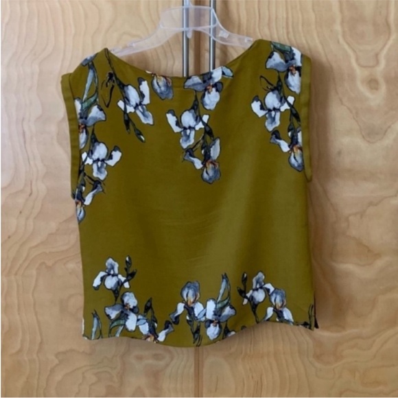 Zara Green Sleeveless Boxy Blouse size M - Picture 4 of 8